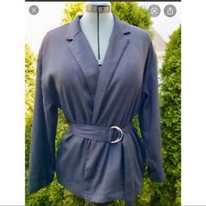 Gap Linen Belted Blazer Size L